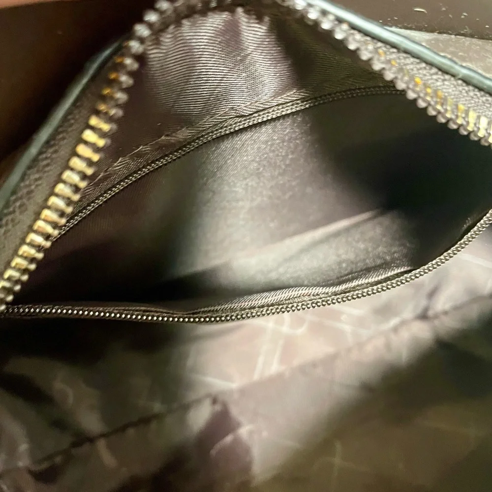 Kaidifeiniroo Croc-Embossed Gradient Olive Green & Brown Tote/Crossbody, NWOT